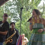 Julie shows off a powerful voice