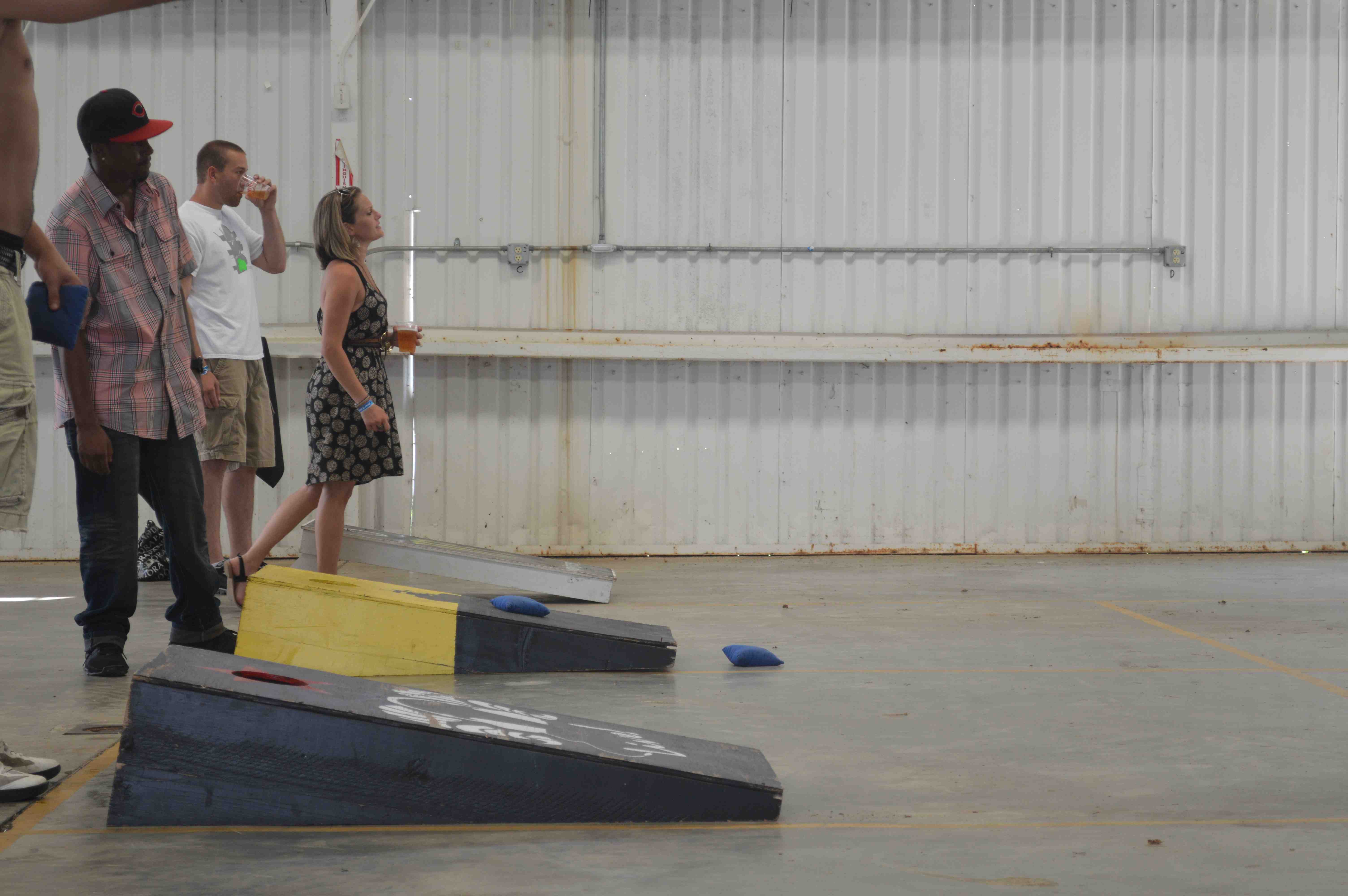 Anyone for a game of cornhole? Anyone for a game of cornhole?