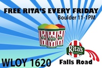 WLOY offers free Rita's