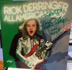 Rick Derringer Signed LP